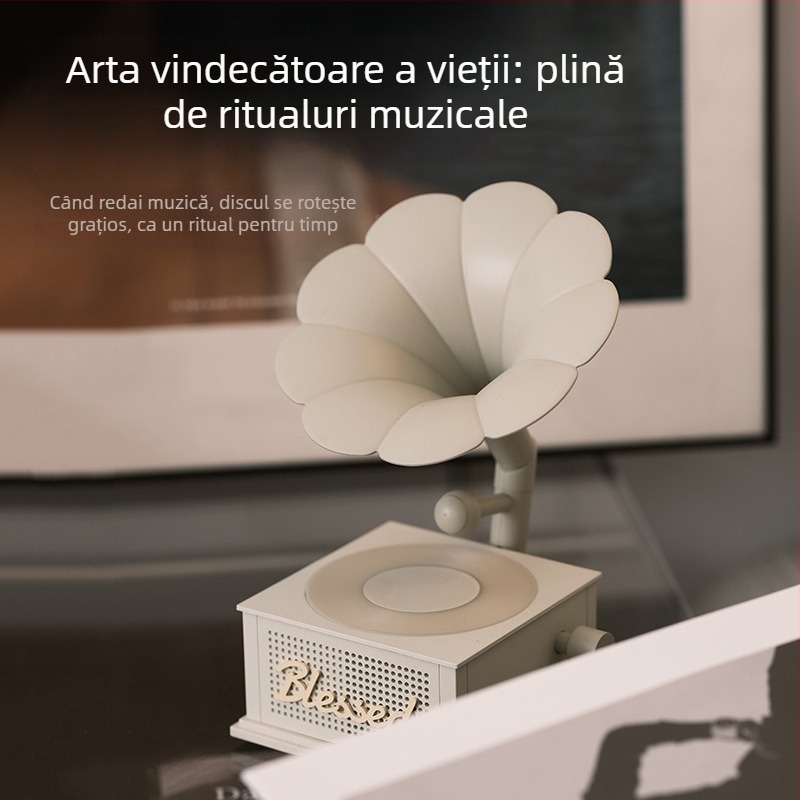 Difuzor Bluetooth cu microfon karaoke încorporat – Bluetooth 5.3, 6W, baterie 1200–2000mAh, interval de frecvențe 20Hz–20kHz, SNR ≥70dB