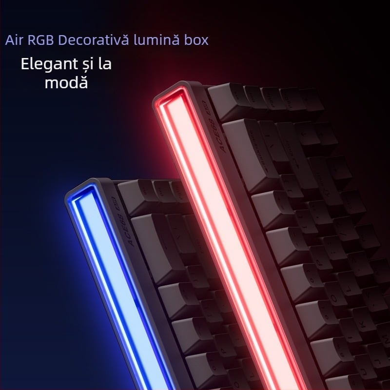 Tastatură gaming cu ax magnetic Taishan, până la 87 taste, conectată prin cablu, iluminare RGB