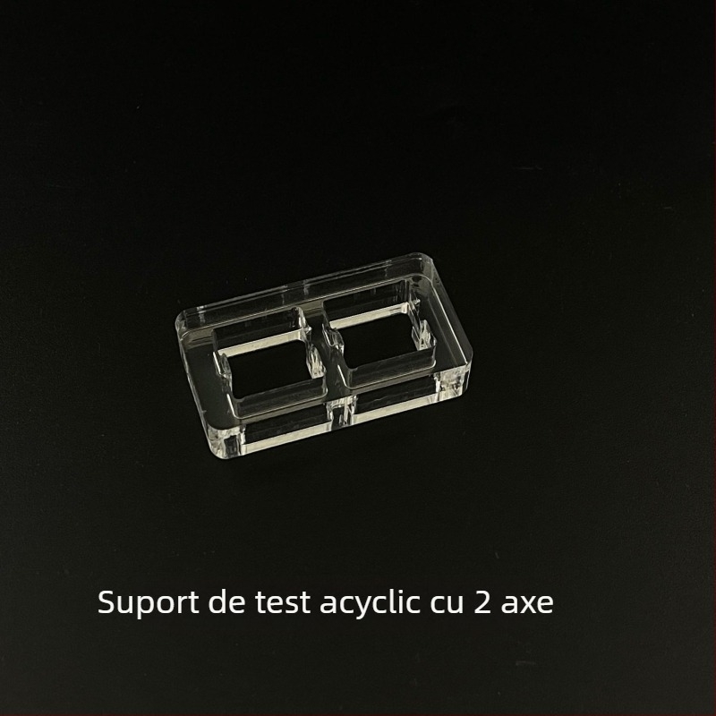 Cadru acrilic pentru testarea switch-urilor Cherry MX, pentru tastatură mecanică — keypad numeric, conectare prin cablu