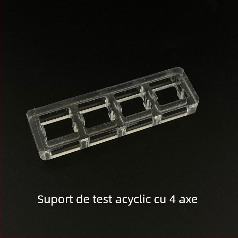 Cadru acrilic pentru testarea switch-urilor Cherry MX, pentru tastatură mecanică — keypad numeric, conectare prin cablu