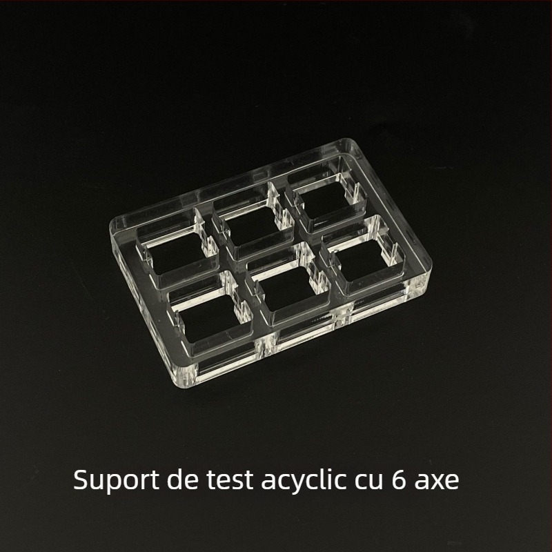 Cadru acrilic pentru testarea switch-urilor Cherry MX, pentru tastatură mecanică — keypad numeric, conectare prin cablu