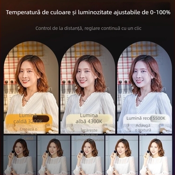 Lumină LED pentru streaming live, portretografie — 10-50W, 220V, Yu Guang, trei temperaturi de culoare