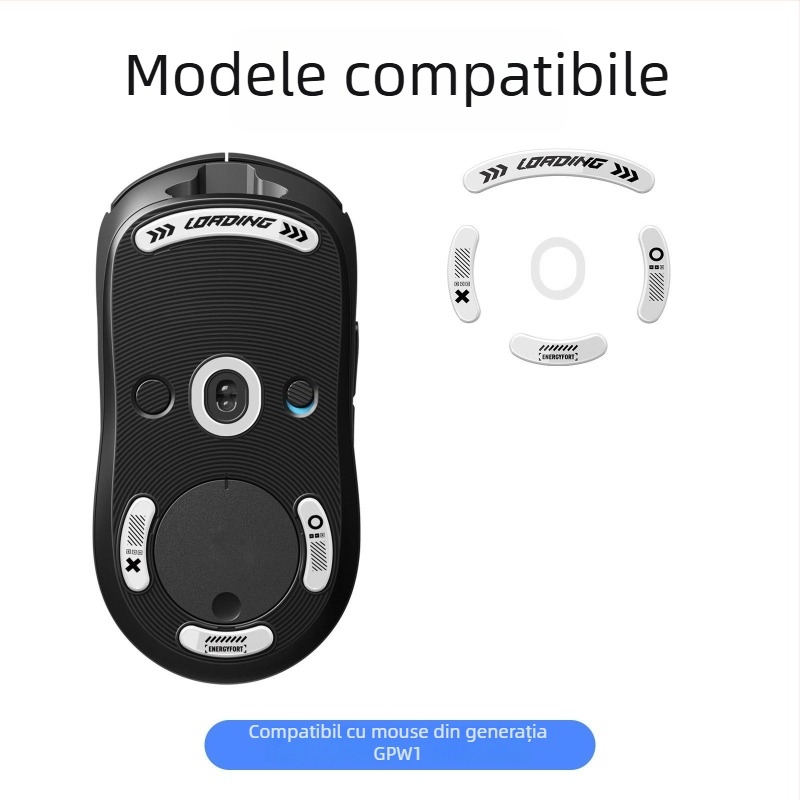 Set de tălpi pentru mouse din sticlă temperată pentru GPW1 generație – alunecare ridicată, formare la rece, proces OEM