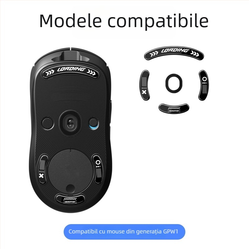 Set de tălpi pentru mouse din sticlă temperată pentru GPW1 generație – alunecare ridicată, formare la rece, proces OEM
