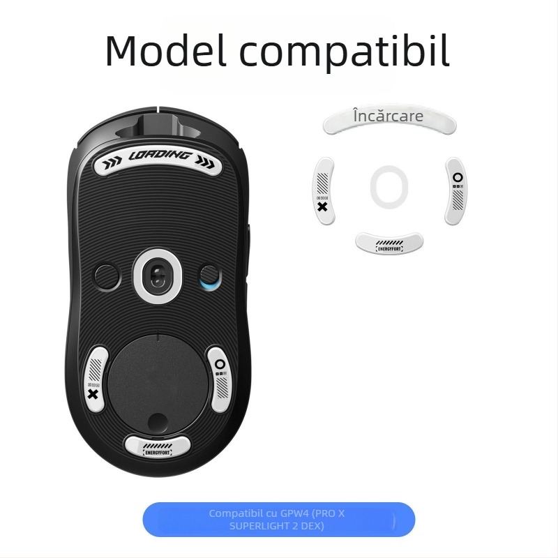 Set de tălpi pentru mouse din sticlă temperată pentru GPW1 generație – alunecare ridicată, formare la rece, proces OEM