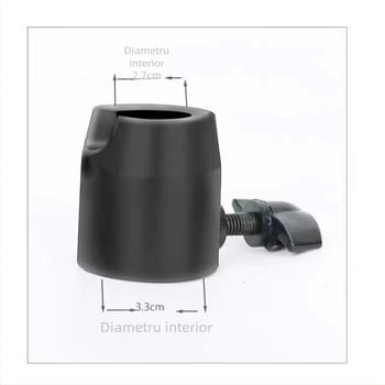 ID KARL Suport universal pentru perucă pe trepied cu prindere pentru cap