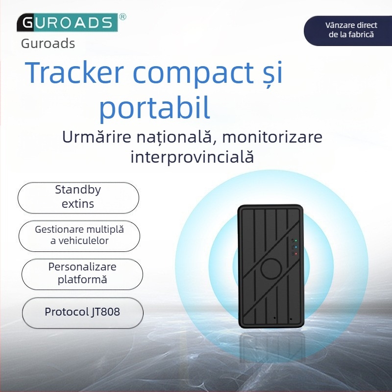 Locator GPS Beidou, tracker de poziționare auto, anti-furt, tracker personal, precizie GPS <10 m, rezistent la apă, baterie polimerică, autonomie de ~5–6 zile, antenă ceramică dual-mode