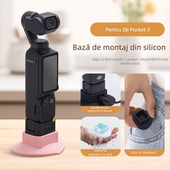 Carcasă din silicon pentru Pocket3 cu suport anti-alunecare și extensie