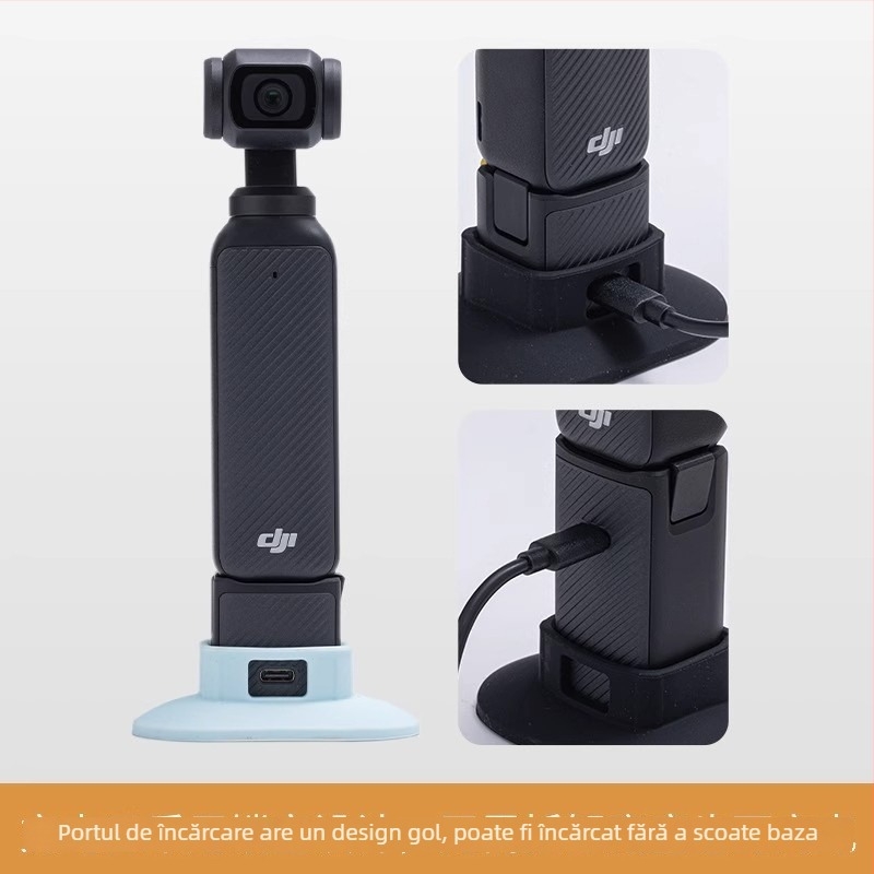 Carcasă din silicon pentru Pocket3 cu suport anti-alunecare și extensie
