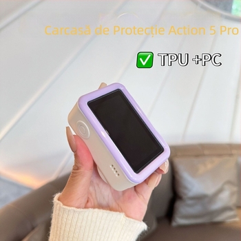 Feishuo husă de protecție din silicon pentru Action5Pro – material silicon, compatibil cu Action5Pro, imprimarea logo-ului este suportată