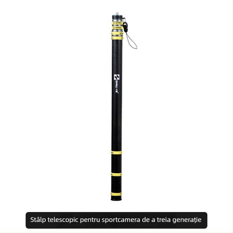 Suport fotografic, set în formă de U pentru filmări cu mai multe camere; aliaj de aluminiu; încărcare 500 g; 3 secțiuni; compatibil cu motocicletă