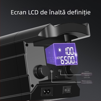 Softbox parabolic adânc cu grilă pentru fotografie profesională – cadru metalic, pânză reflectorizantă, poliester