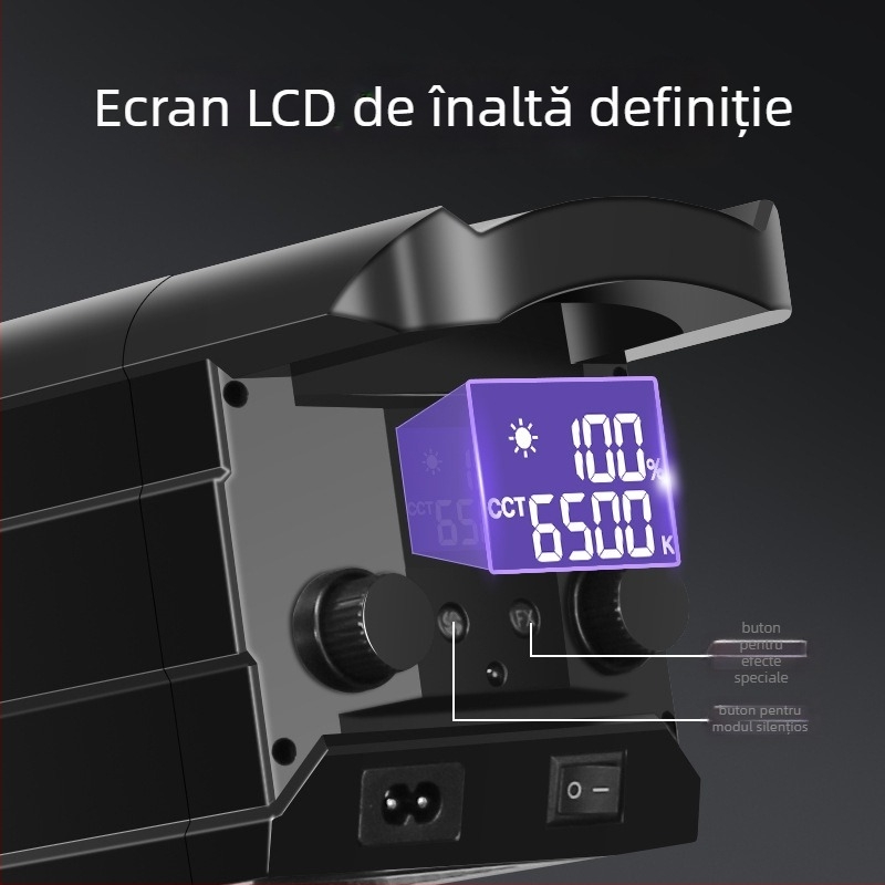 Softbox parabolic adânc cu grilă pentru fotografie profesională – cadru metalic, pânză reflectorizantă, poliester