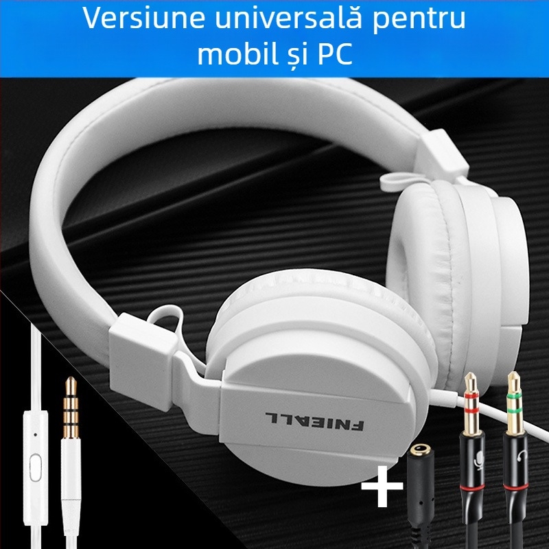 TD1 headset cu fir, mufă 3,5 mm, 20–20000 Hz, 32 Ω