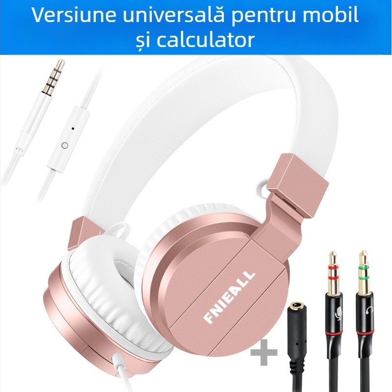 TD1 headset cu fir, mufă 3,5 mm, 20–20000 Hz, 32 Ω