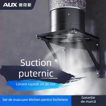 Ventilator de evacuare pentru bucătărie AUX-APK20, montaj suspendat, 220V, 85W, control mecanic