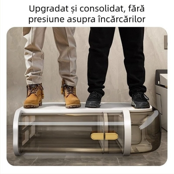 Dulap de baie pentru depozitare, model 7222, din polipropilenă, compartimentare îngustă