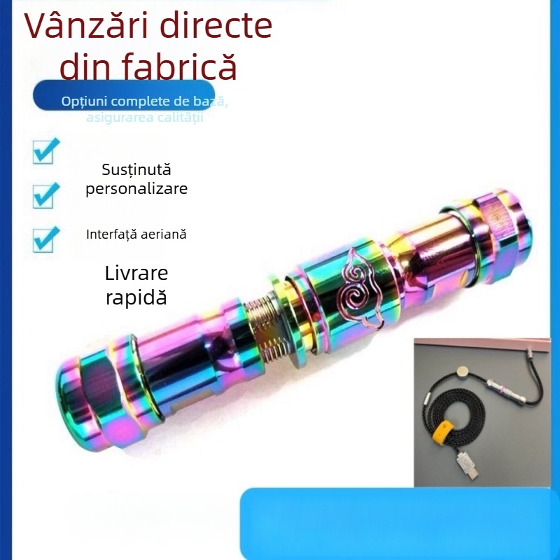 SF10-5 conector aerian pentru cabluri de tastatură - blocare push-pull, accesoriu DIY pentru tastaturi mecanice, modelul 00000, compatibil cu cabluri Airplug