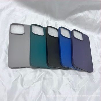 Carcasă pentru telefon din silicon, finisaj mat, design minimalist; disipare a căldurii, protecție la cădere, rezistență la uzură, anti-amprentare, compatibilă cu dispozitive Apple