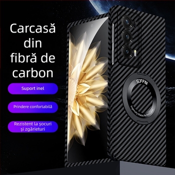 Carcasă din fibră de carbon pentru Huawei Honor MagicV2 pliabil, husă rigidă VS2, protecție completă a marginilor