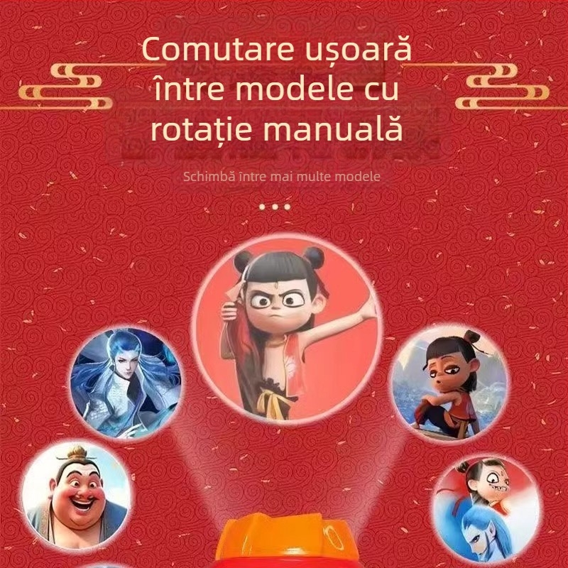 Fenar-proiector pentru copii, jucărie luminoasă cu proiecție a cerului înstelat, din plastic, educativ pentru dezvoltarea coordonării mână-ochi, destinat copiilor 4–6 ani
