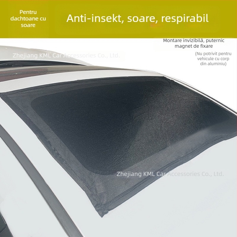 Ecran anti țânțari pentru mașină – plasă din nylon, stil simplu, potrivire universală, model din plasă, montaj cu adeziv, Brand KEMILLE