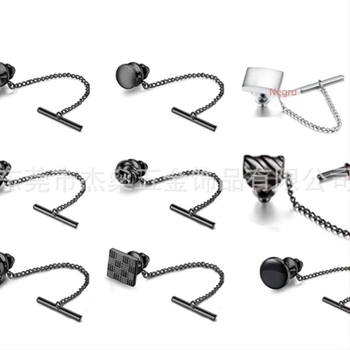 Clip cravată din cupru, design geometric, stil simplu unisex, origine Dongguan