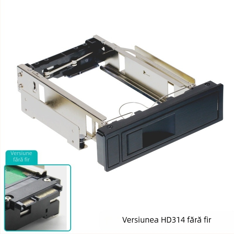 Raft de extragere pentru hard disk – montaj fără șuruburi și fără unelte, construcție metalică, model HDD314, Shuolitai SEATAY