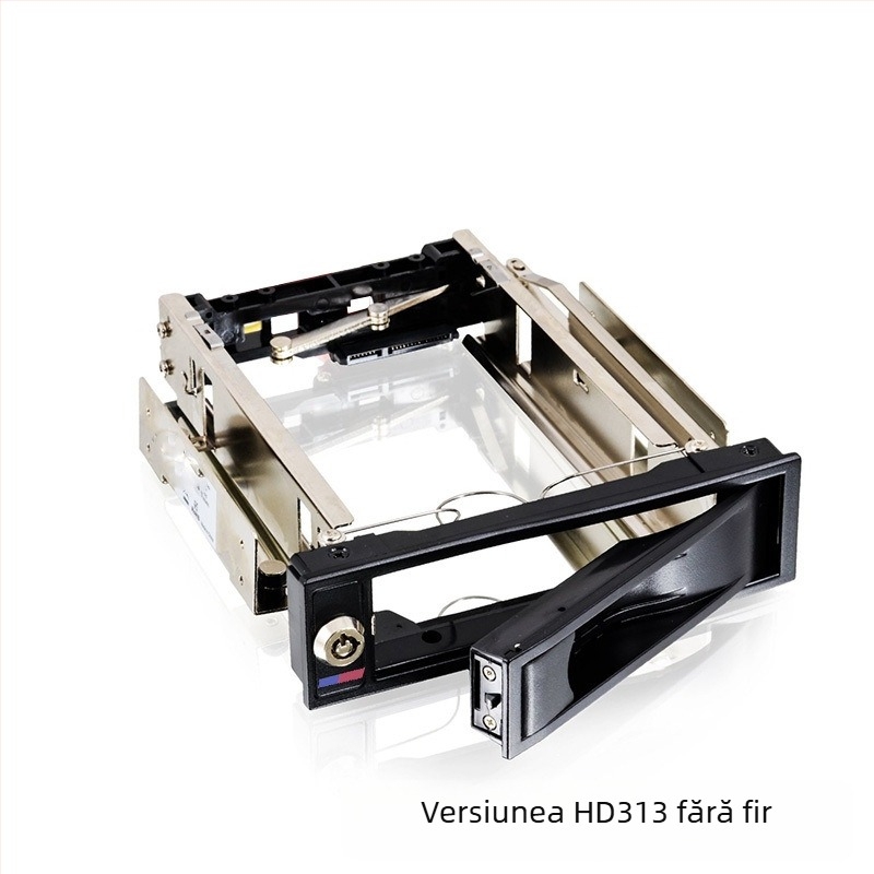 Raft de extragere pentru hard disk – montaj fără șuruburi și fără unelte, construcție metalică, model HDD314, Shuolitai SEATAY