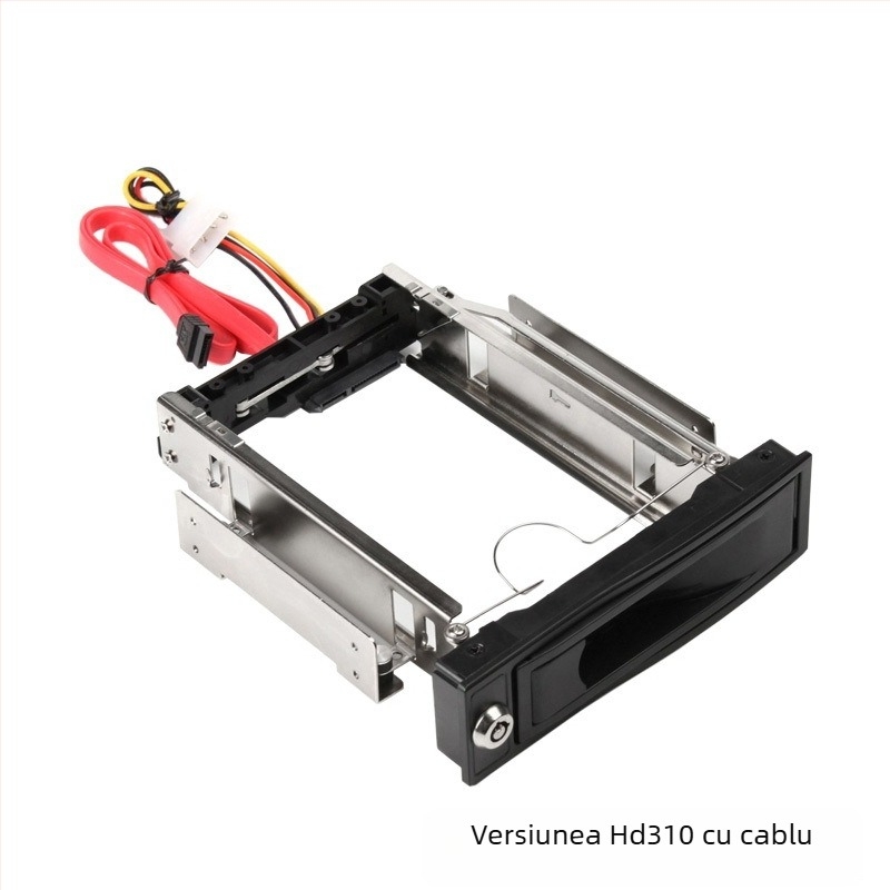 Raft de extragere pentru hard disk – montaj fără șuruburi și fără unelte, construcție metalică, model HDD314, Shuolitai SEATAY