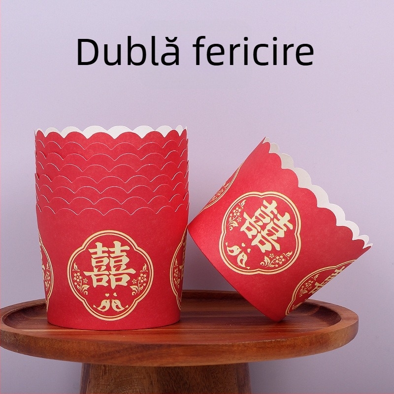 Cupe de brioșe din hârtie pentru coacere – laminat, acoperire PET, 170 g/m², Jiang xiaopei