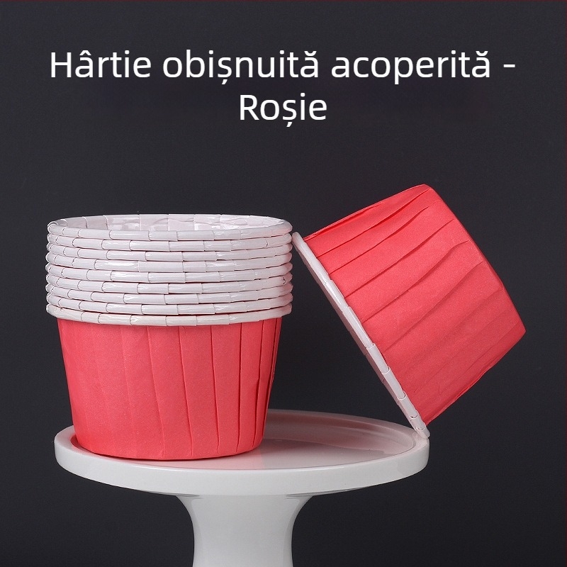 Cupe de brioșe din hârtie pentru coacere – laminat, acoperire PET, 170 g/m², Jiang xiaopei