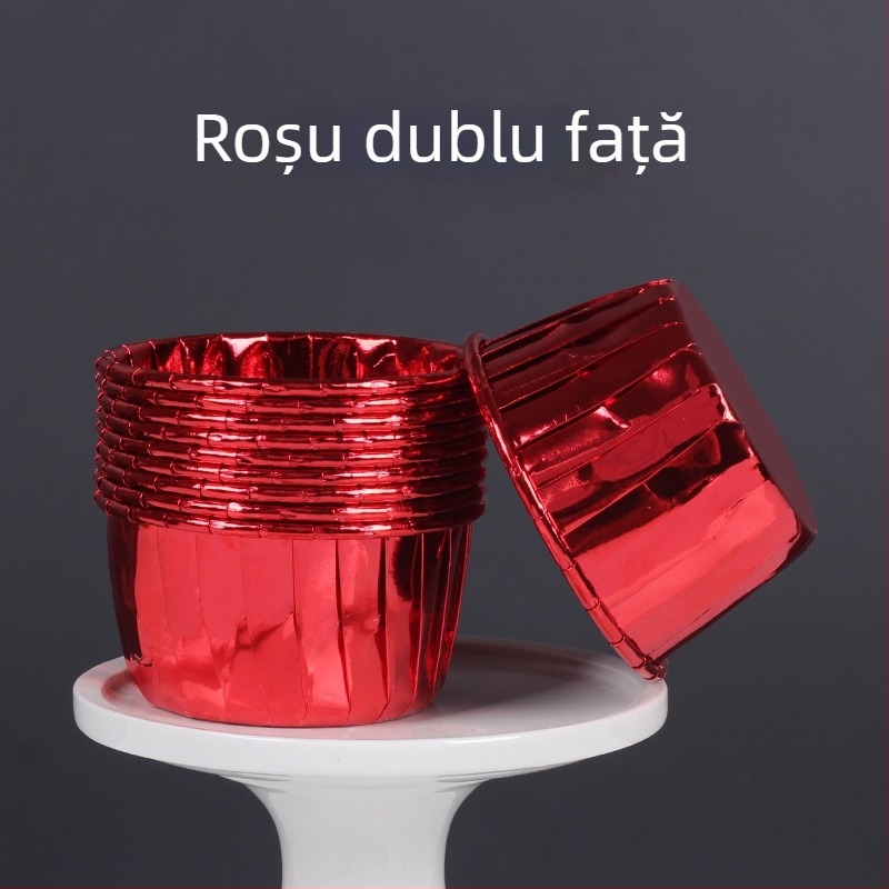 Cupe de brioșe din hârtie pentru coacere – laminat, acoperire PET, 170 g/m², Jiang xiaopei