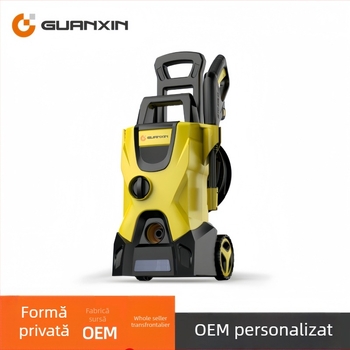 Spălător cu presiune vertical 220V, 1800W, cu perie - corp PP, motor AC, presiune maximă 65 bar, debit 4-8 L/min