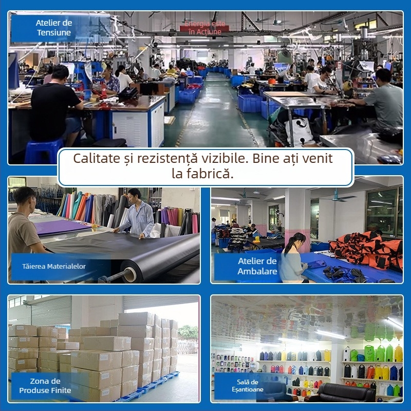 Geantă PVC impermeabilă pentru drumeții pe râu și rafting, geantă uscată de umăr cu curele simple sau duble