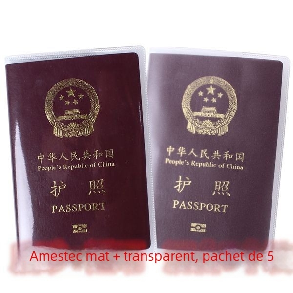 Husa de protecție pentru pașaport, PU material, pliabil, stil japonez