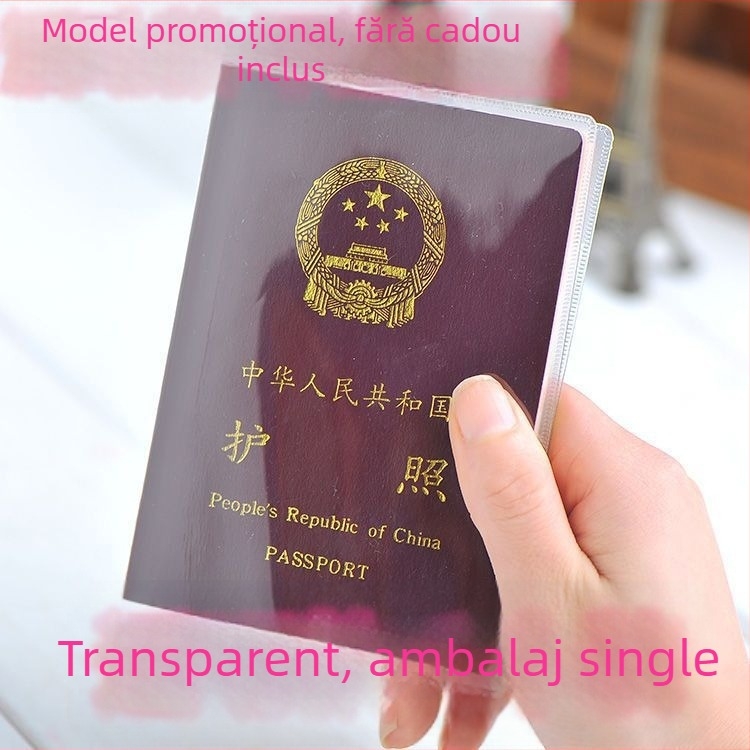 Husa de protecție pentru pașaport, PU material, pliabil, stil japonez