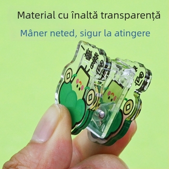 Portofel - Clip din acrilic Wen xu, fabricat de Yanko crafts; Clip PP cu design Cartoon Star pentru note și fotografii, personalizabil