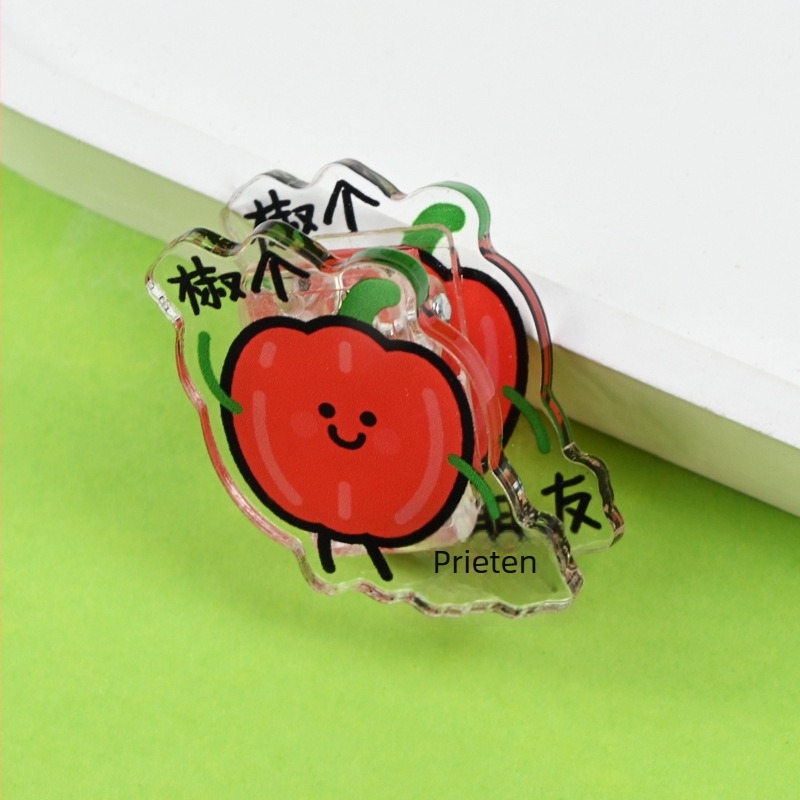 Portofel - Clip din acrilic Wen xu, fabricat de Yanko crafts; Clip PP cu design Cartoon Star pentru note și fotografii, personalizabil