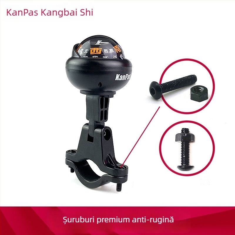 Busolă pentru motocicletă electrică, construcție metalică, impermeabilă, sensibilă la direcție