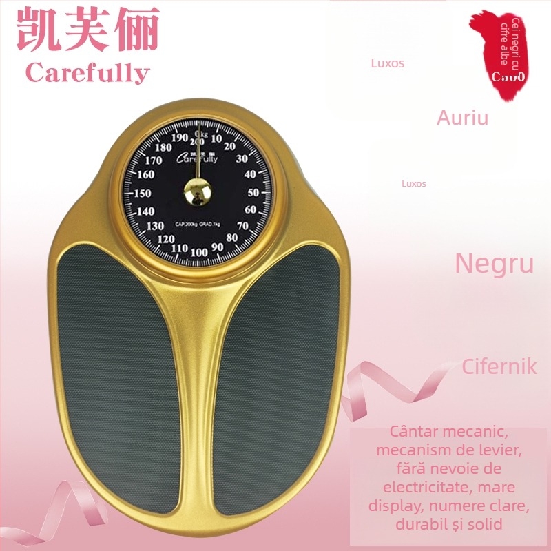 Cântar de greutate mecanic, precizie, fără electronică, pentru studenți