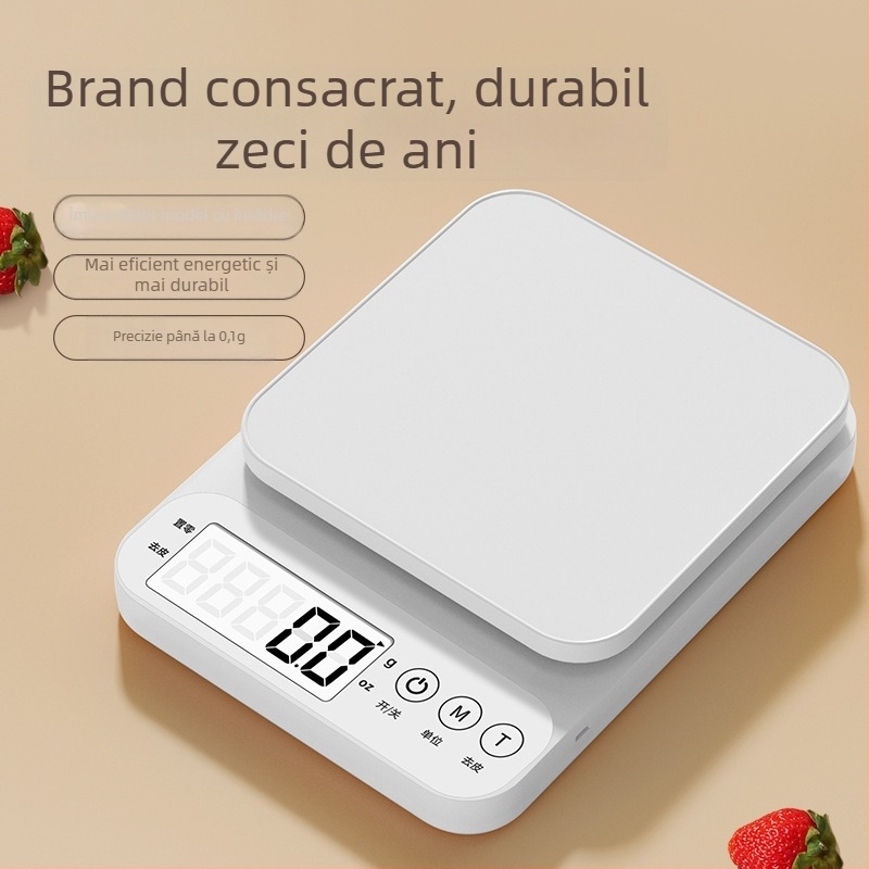 Cântar de bucătărie electronic, cu înaltă precizie pentru coacere și alimente, model 100