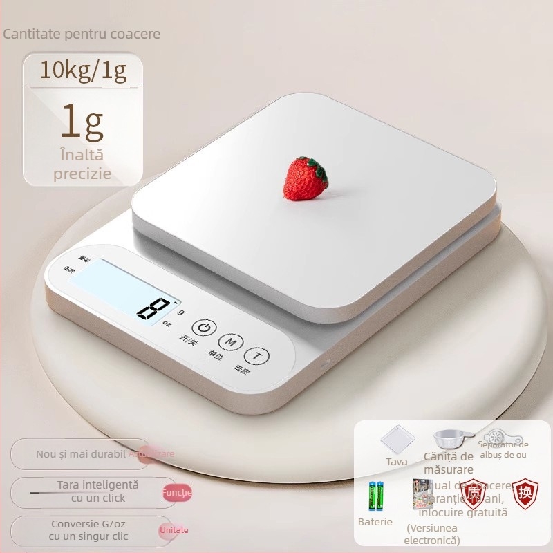 Cântar de bucătărie electronic, cu înaltă precizie pentru coacere și alimente, model 100