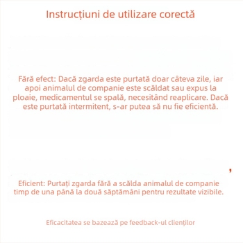 Colier antiparazitar pentru animale de companie – pentru câini și pisici, protecție împotriva puricilor, căpușelor și acarilor; repelent pentru insecte și țânțari