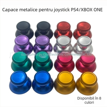 Capace metalice pentru joystick cu cap de ciupercă pentru PS4, Xbox One și Switch Pro