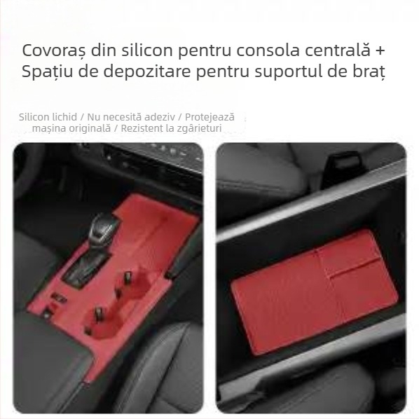 Pad silicon pentru consola centrală Toyota Camry 24-25 – decor interior, protecție a schimbătorului de viteze împotriva zgârieturilor