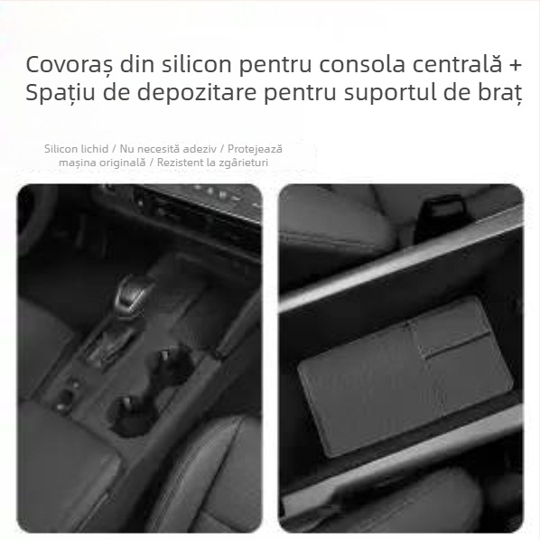 Pad silicon pentru consola centrală Toyota Camry 24-25 – decor interior, protecție a schimbătorului de viteze împotriva zgârieturilor