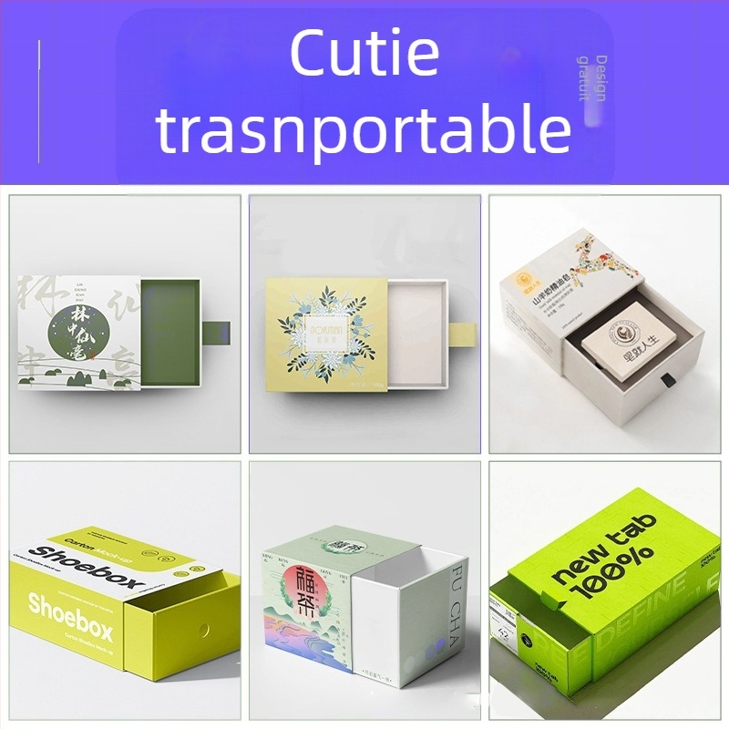 Cutie personalizată de ambalaj din carton kraft, cu design pliabil, 350 gsm, ștanțare cu căldură, ștanțare argintie, imprimare UV și embosare — Tianli