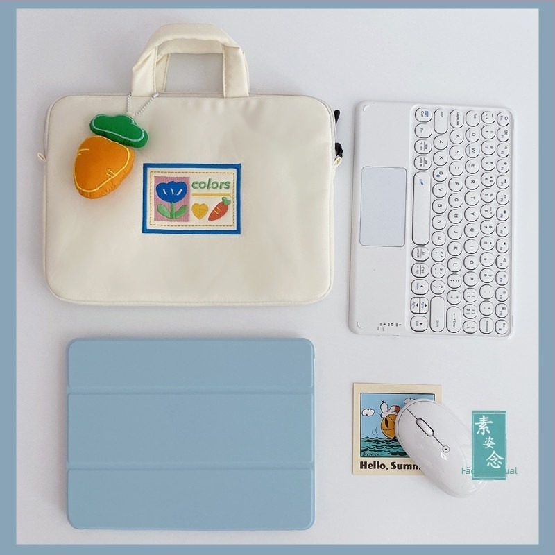 Geantă pentru tabletă cu design de nișă și pernă de protecție internă, material poliester, unisex, primăvara 2023, marcă neutră