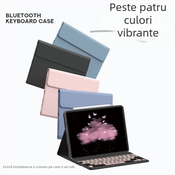Husă protecție cu tastatură pentru Apple iPad Pro 11, tastatură numerică de 11 taste, Bluetooth, design desen animat